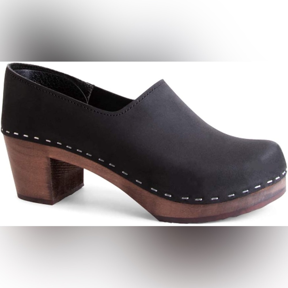 Sandgrens Swedish Handmade Wooden Clog | Brett Closed Back